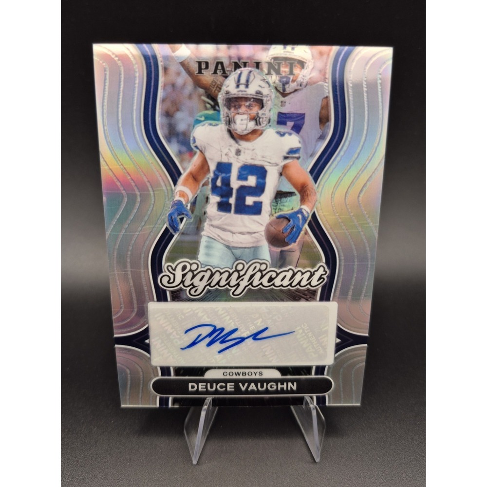2024 Panini Prizm Deuce Vaughn #SS-DVN Significant Silver Prizm‎ Auto Cowboys